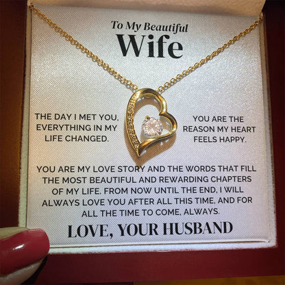 To My Wife – Our Love Story – Necklace