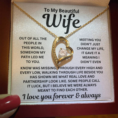 To My Wife – Meant To Find Each Other – Necklace