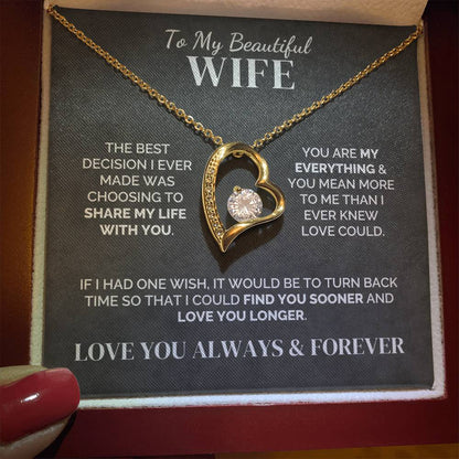 To My Wife – My Best Decision – Necklace