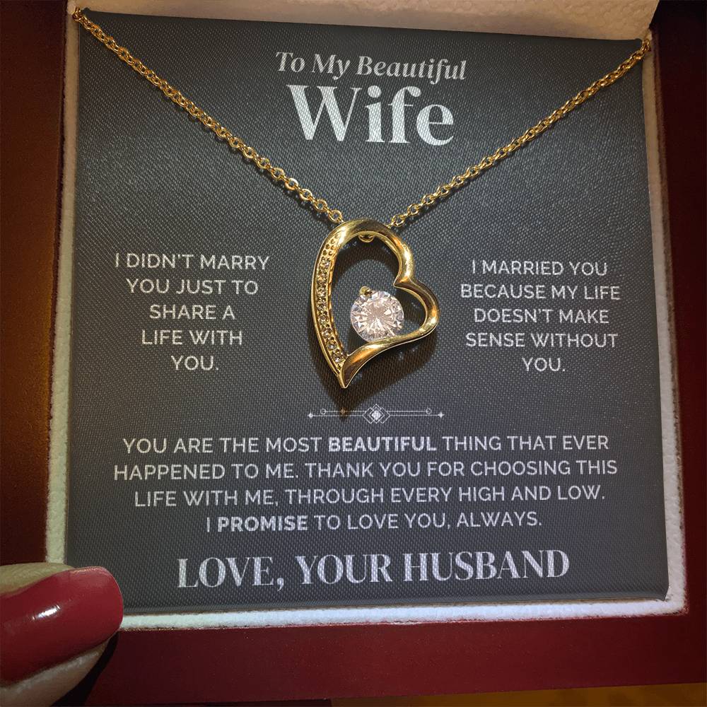 To My Wife – I Choose You – Necklace