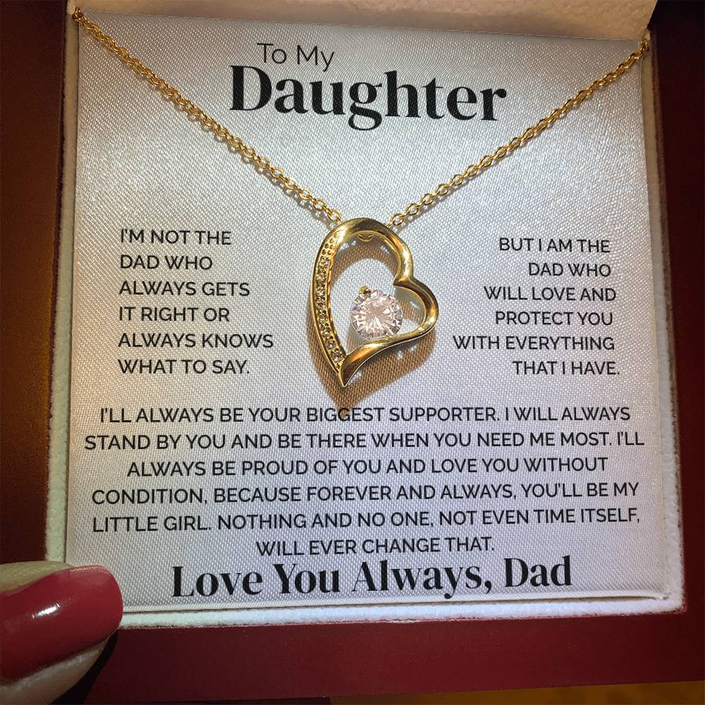 To My Daughter - Forever & Always - Necklace