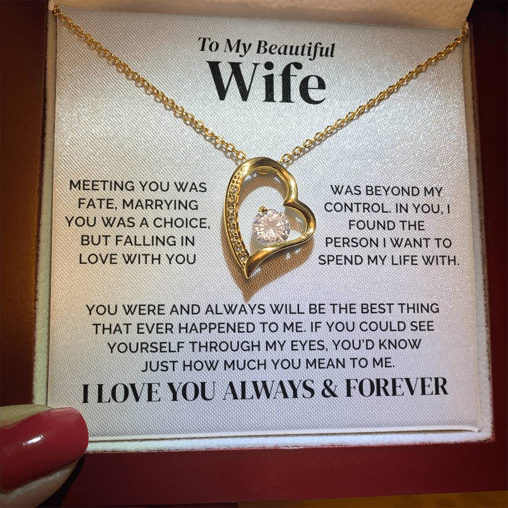 To My Wife – My Life, My Choice – Necklace