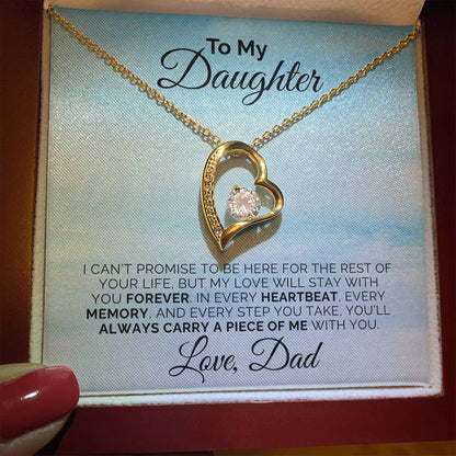 To My Daughter - Forever Love - Necklace