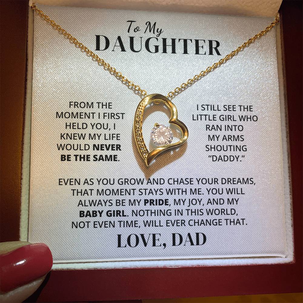 To My Daughter – My Pride and My Joy – Necklace
