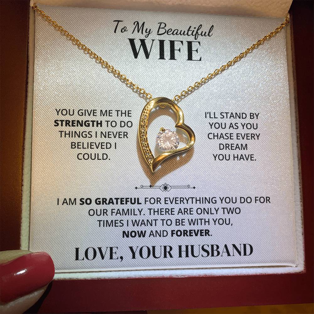 To My Wife – By Your Side – Necklace