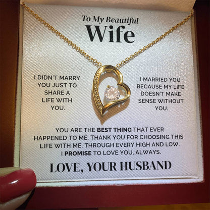To My Wife – The Best Thing – Necklace