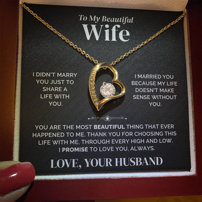 To My Wife – I Choose You – Necklace