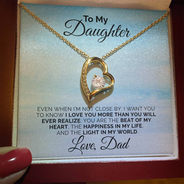 To My Daughter - Light In My World - Necklace