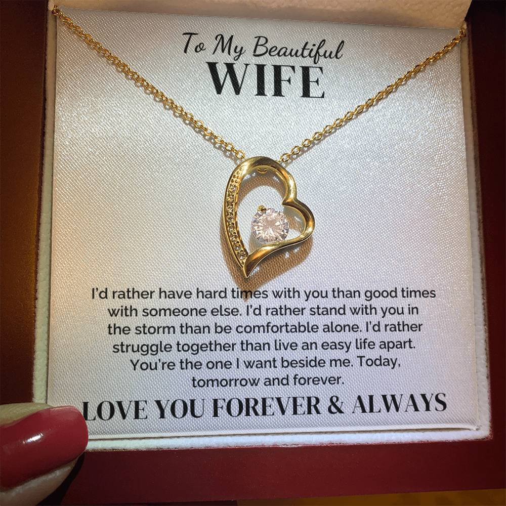 To My Wife – Through Every Storm – Necklace