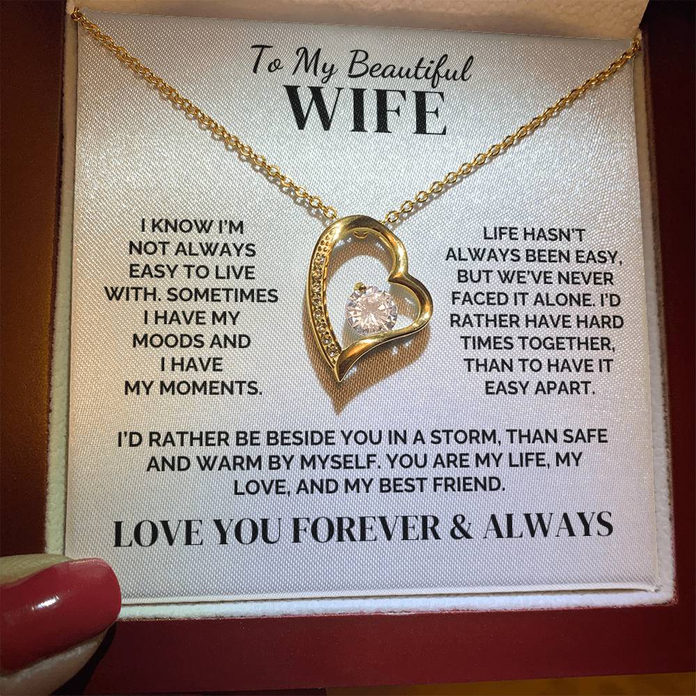 To My Wife – Hard Times Together – Necklace