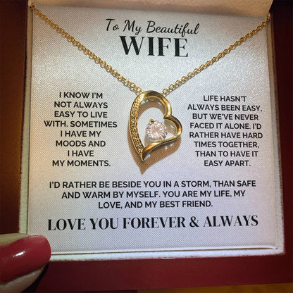 To My Wife – Hard Times Together – Necklace