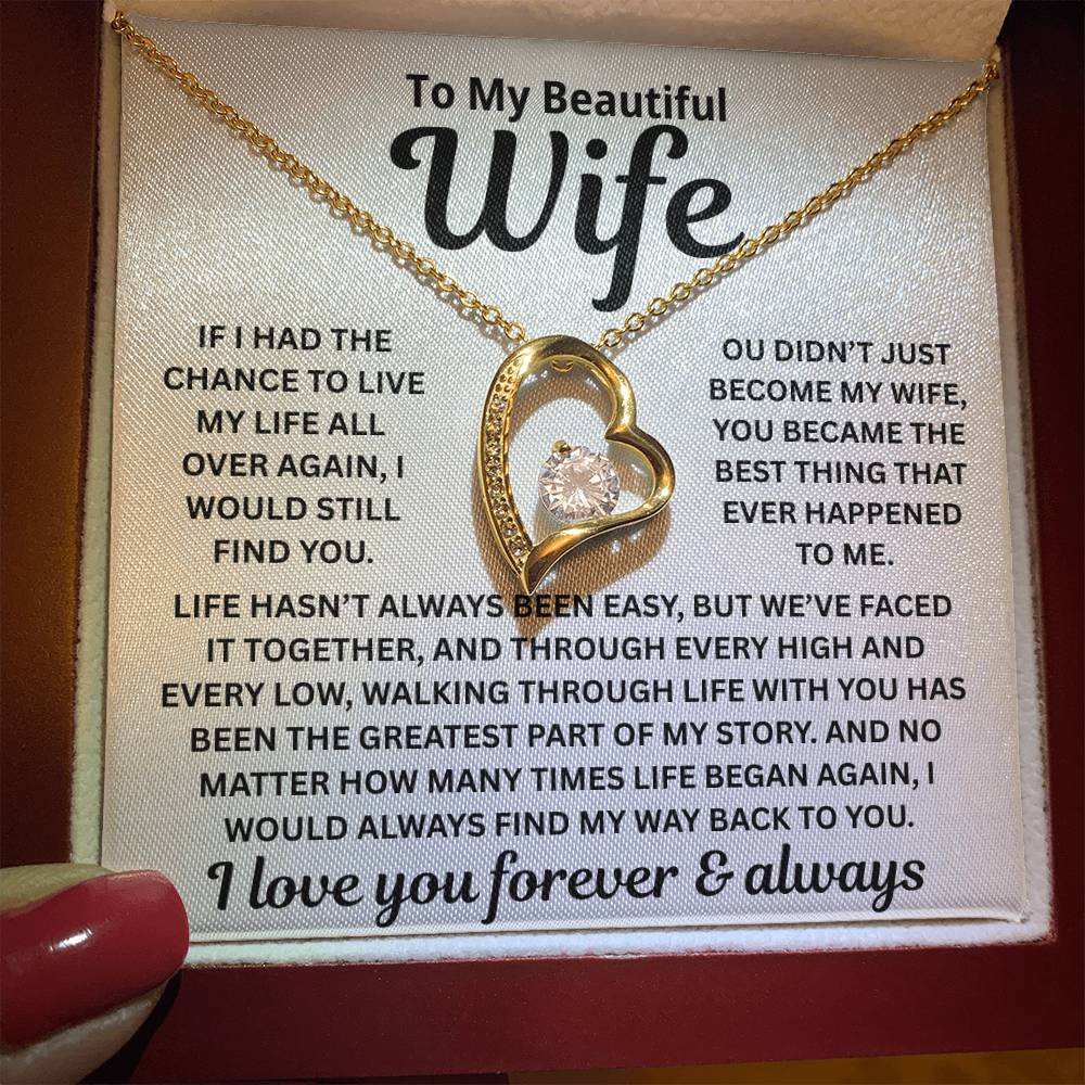 To My Wife – I’d Find You Again – Necklace