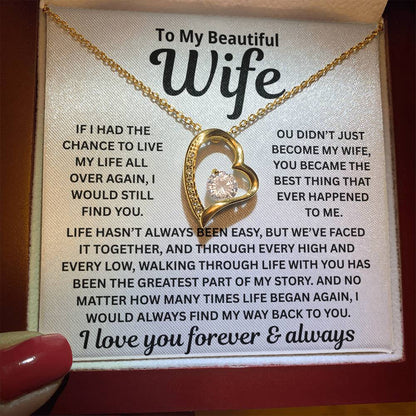 To My Wife – I’d Find You Again – Necklace