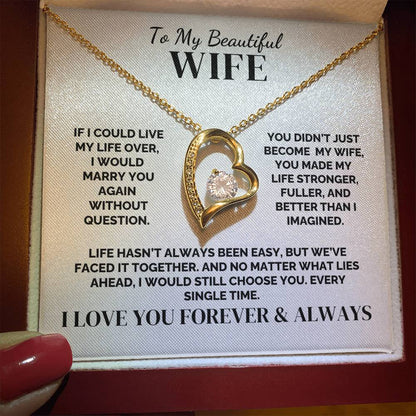 To My Wife – I’d Marry You Again – Necklace