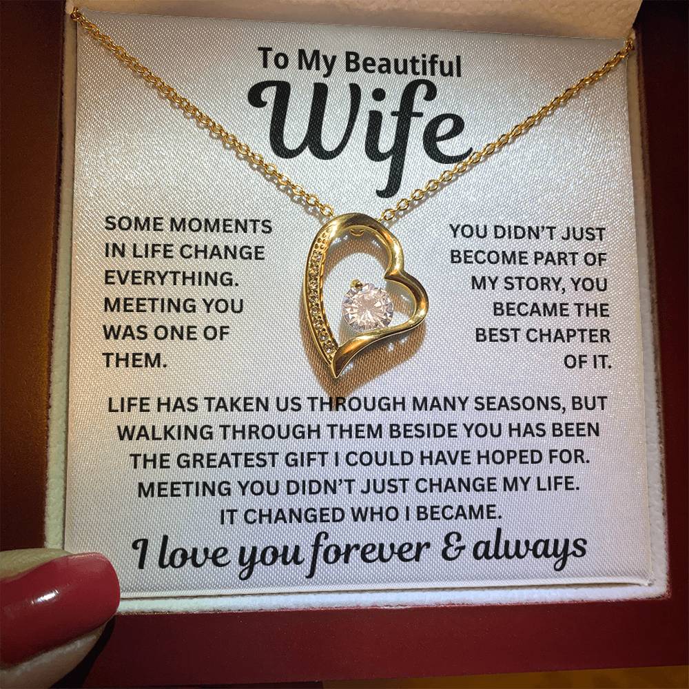 To My Wife – The Best Chapter Of My Life – Necklace