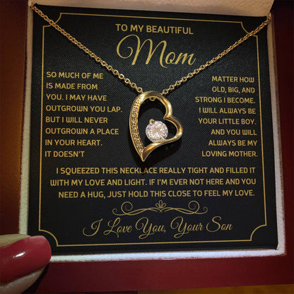 To My Mom - Always Be Your Little Boy - Necklace