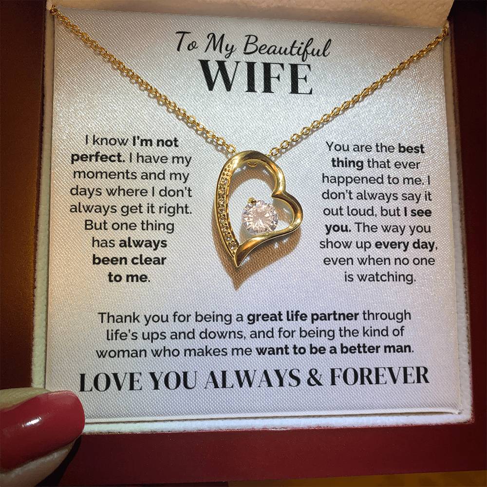 To My Wife – The Best Thing – Necklace