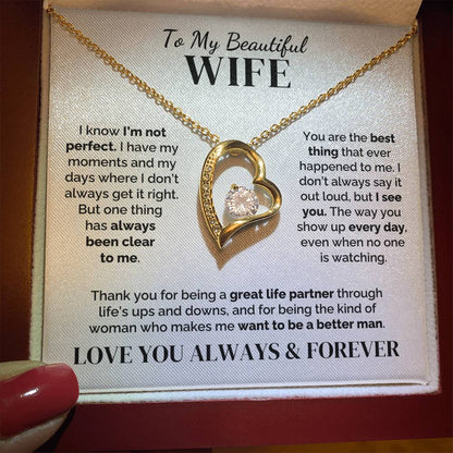 To My Wife – The Best Thing – Necklace