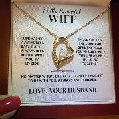 To My Wife – Better With You – Necklace