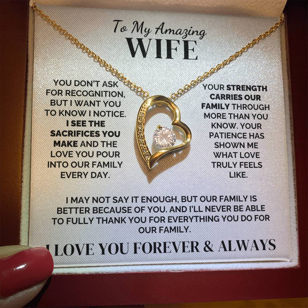 To My Wife – Quiet Strength – Necklace
