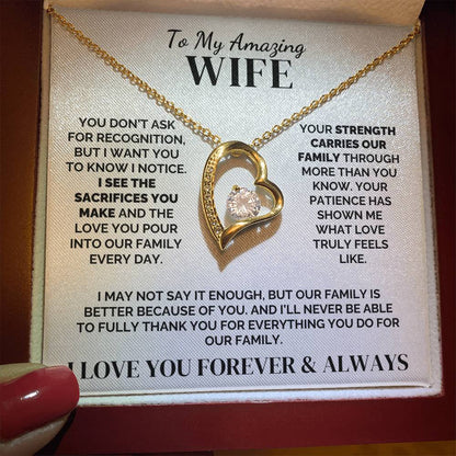 To My Wife – Quiet Strength – Necklace