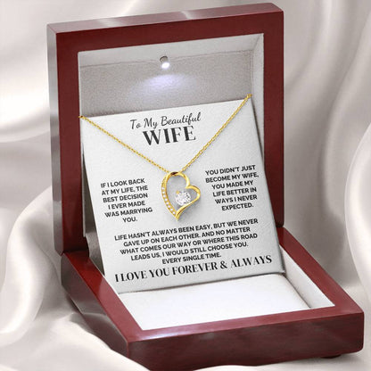 To My Wife – We Never Gave Up – Necklace