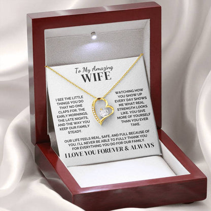 To My Wife – The Mom Our Family Needed – Necklace