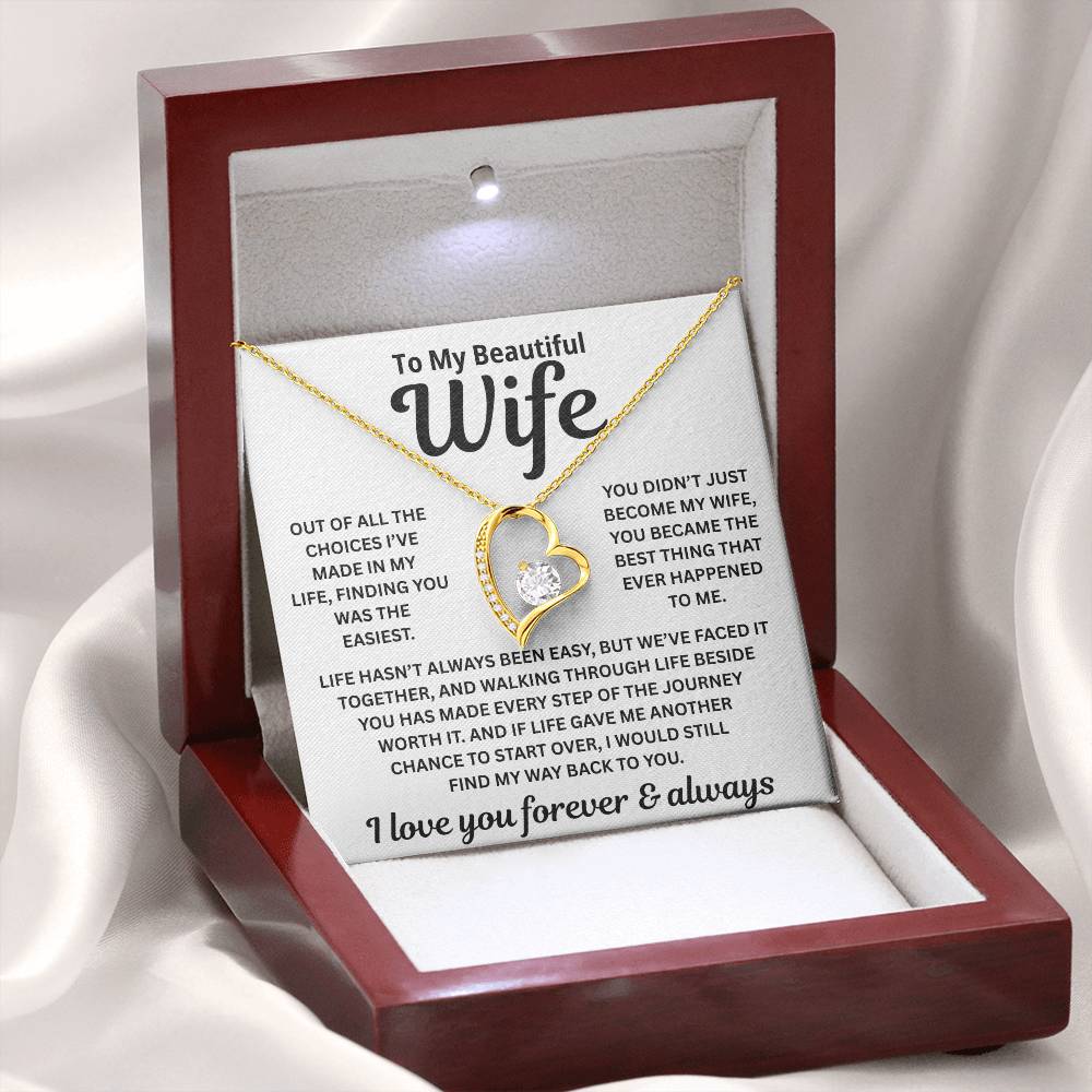 To My Wife – Written Before We Met – Necklace