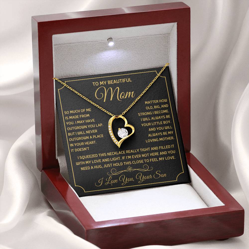 To My Mom - Always Be Your Little Boy - Necklace
