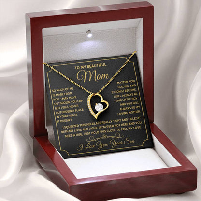 To My Mom - Always Be Your Little Boy - Necklace