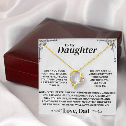 To My Daughter - Forever With You - Necklace