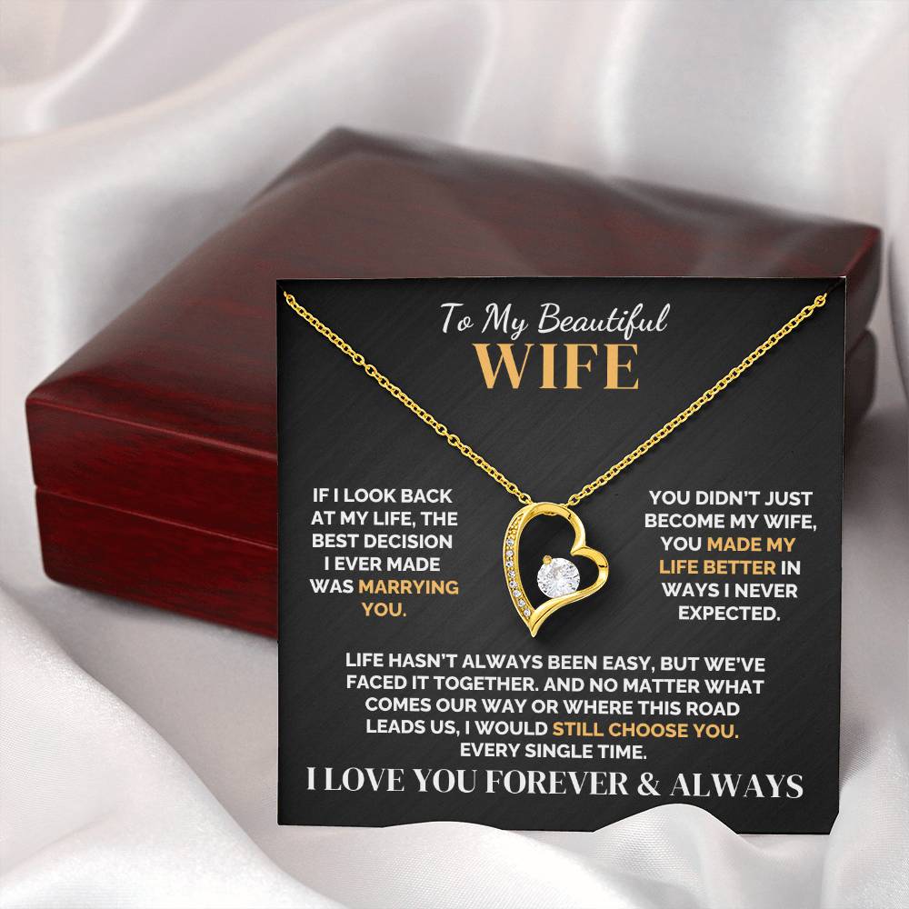 To My Wife – The Life I’d Choose Again – Necklace