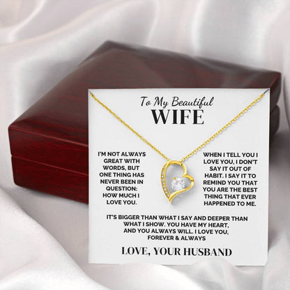 To My Wife – You Have My Heart – Necklace