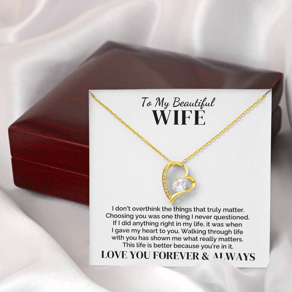 To My Wife – Choosing You Was Easy – Necklace