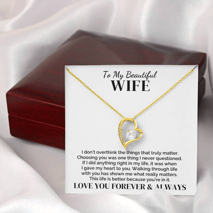 To My Wife – Choosing You Was Easy – Necklace