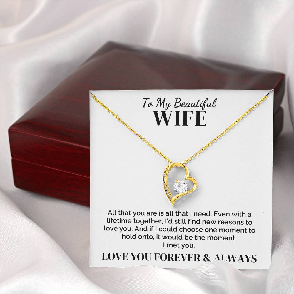 To My Wife – All That I Need – Necklace