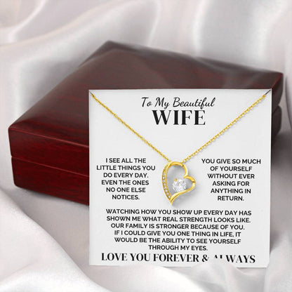 To My Wife – The Little Things You Do – Necklace