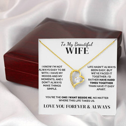 To My Wife – Facing It Together – Necklace