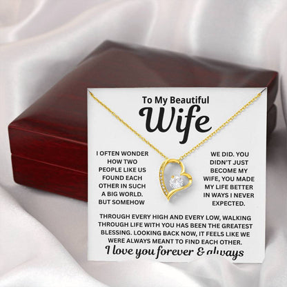 To My Wife – The Moment Our Paths Crossed – Necklace