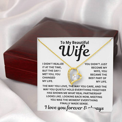 To My Wife – The Moment My Life Began – Necklace