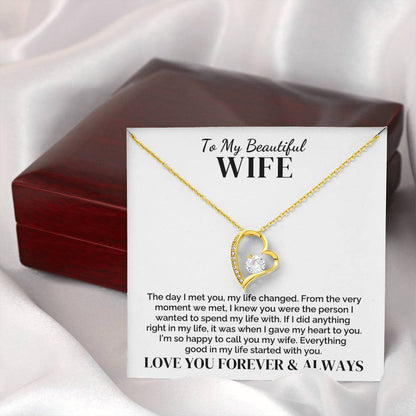 To My Wife – Everything Good Started With You – Necklace