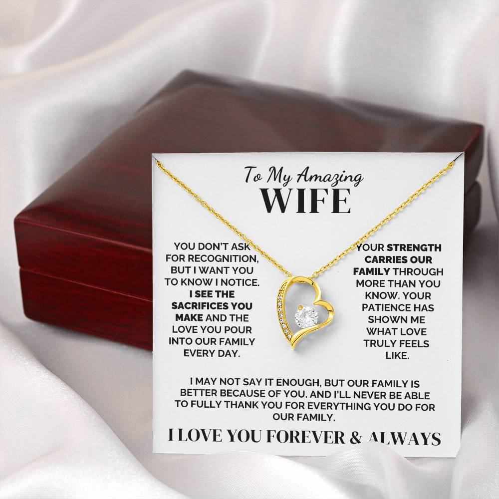 To My Wife – Quiet Strength – Necklace
