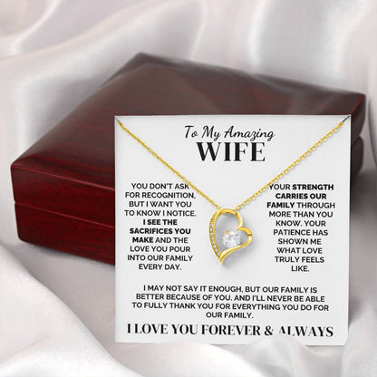To My Wife – Quiet Strength – Necklace