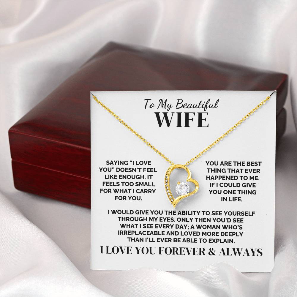 To My Wife – If You Could See What I See – Necklace