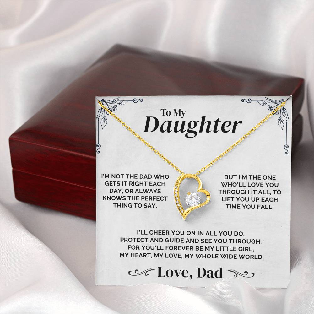 To My Daughter - A Father's Promise - Necklace