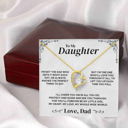 To My Daughter - A Father's Promise - Necklace