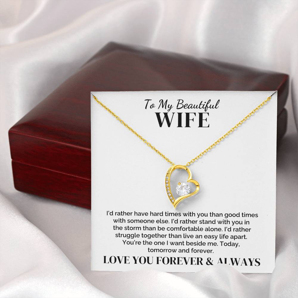 To My Wife – Through Every Storm – Necklace