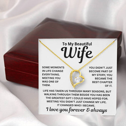 To My Wife – The Best Chapter Of My Life – Necklace