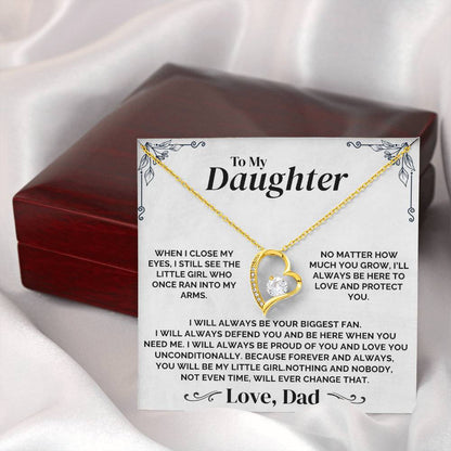 To My Daughter - Nostalgic Dad - Necklace