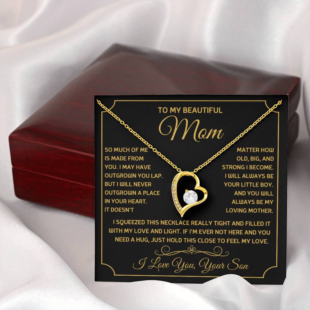 To My Mom - Always Be Your Little Boy - Necklace